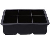 Molde para pudín, máquina para hacer hielo en cubitos, cubo grande 6/8, bandeja cuadrada, moldes para whisky, cócteles, silicona 6 lattice