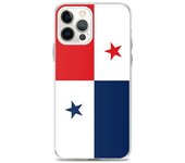 Coque iPhone - Drapeau Panama - iPhone 12 Pro Max - Souple - Multicolore - Silicona transparente