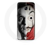 Coque pour Samsung Galaxy S6 edge La casa de papel Berlin Masque Split