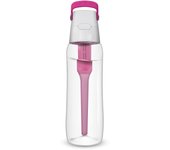 Botella purificadora de agua DAFI SOLID, portátil, tipo botella, purificador de agua, botella de agua con 1 cartucho, color rosa japonés [producto genuino] (700 ml, rosa) rosa rosa