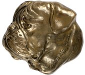 Bullmastiff - commemorative plaque with a dog, personalized thank you, award, diploma with dedication from the Art-Dog brand marrón