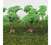 Árboles de simulación, modelos en miniatura, paisajes verdes, modelos de árboles para dioramas, manualidades, decoración de casas de muñecas. 1