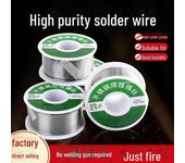 Alambre de soldadura de acero inoxidable de alta pureza y baja temperatura para soldadura eléctrica 0.8mm small coil tin wire