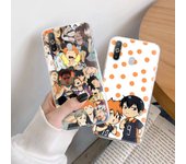 Funda de TPU Haikyuu para iPhone XR 7 8 14 15 11 12 13 X XS Pro Max Xiaomi Redmi 13C Note 9 Samsung A22 S23 S24 Ultra Plus VIVO Samsung S7 Edge aero