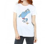 Aladdin Womens/Ladies Classic Genie Cotton Boyfriend T-Shirt XXL blanco