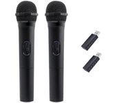 Mcbazel - Juego de 2 micrófonos de karaoke con interruptor, compatibles con PS5, Xbox Series XS, Switch, Switch Organic, ELPC, Wii, Wii U, juegos de karaoke