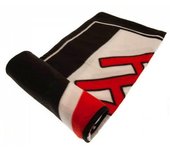 Fulham FC Manta de pulso polar One Size rojo/negro