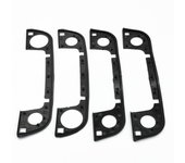 4 Uds junta de manija de puerta sellos de goma embellecedores para BMW 3 5 7 Series E36 E34 E32 Z3