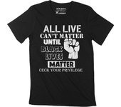 Camiseta ULTRABASIC para hombre All Lives Can't Matter hasta Black Lives Matter Shirt XS negro