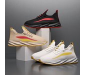Zapatos de hombre, zapatos de deportes nuevos de otoño e invierno, zapatos casuales ligeros para hombre, zapatos de tela para hombre, zapatos para correr tejidos voladores para hombre 39