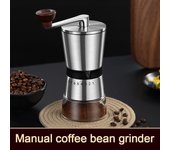 Molinillo de café manual ajustable de 6 a 8 pulgadas, máquina portátil para moler granos de café, molinillo de café de alta calidad, herramientas para moler café.
