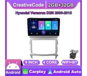 Radio con GPS para coche, reproductor multimedia con Android Carplay, vídeo, unidad principal 2DIN, 2+32 GB, para Hyundai Veracruz IX55 (2006-2015) 1+16GB