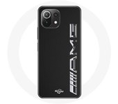 Coque pour Xiaomi Mi 11 Lite Amg Logo Carbone Texture
