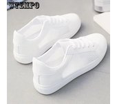 Zapatos de mujer, zapatos blancos, zapatos de moda para estudiantes coreanos salvajes de verano, zapatos de marea, zapatos transpirables 40
