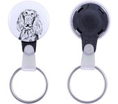 English Pointer - keychain with a dog portrait, pendant with the brand's own Art-Dog graphics