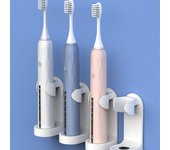 Soporte para cepillo de dientes eléctrico adaptable al 98% de los dientes, organizador de pared para baño, ahorrador de espacio, soporte adhesivo, accesorios.