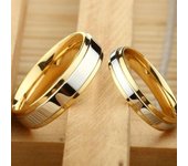 Anillo de bodas Anillos de pareja de acero inoxidable de diseño simple Anillos de banda de 4 mm y 6 mm de ancho Anillos de pareja para hombres y mujeres 5