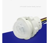 1/2/4Pc Sensor PIR Detector de luz interruptor inteligente LED 110V 220V movimiento infrarrojo PIR Sensor automático interruptor On Off 1 PCS