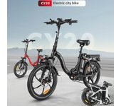 Samebike CY20 bicicleta eléctrica plegable 350W 36V 12Ah Fat Ebike 32 km/h 7 velocidades bicicleta de ciudad Fat Ebike 350W36V12AH