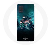 Coque pour Samsung Galaxy A71 Demon Slayer Manga Tanjiro et Nezuko