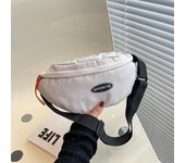 Bolso de pecho de marca de moda para hombre, bolso de mensajero informal de nicho, mochila moderna, bolsillo deportivo, bolso sencillo para teléfono móvil, bolso de hombro para mujer 30X14X8cm azul