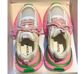 Zapatos de diseñador de marca, zapatos vulcanizados para mujer, zapatos de plataforma cómodos y transpirables para mujer, zapatos deportivos casuales de moda, zapatos de malla para mujer 35