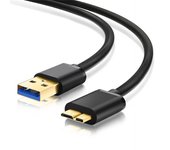 Cable Discos Duros Internos Portátil Alta Velocidad Micro B PVC 3 a Disco Duro Externo USB 50cm