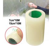 1 rollo de cinta adhesiva transparente de alta resistencia para reparación de invernaderos. 7 cm*10M
