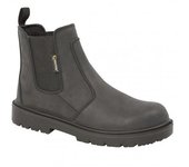 Grafters Botas de distribuidor de seguridad de cuero encerado marrón para hombre 8 UK marrón