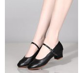 Zapatos de baile latino para mujer, zapatos de baile de salón profesionales para mujer, tacones de 4 cm, zapatos de baile moderno para mujer, zapatos de práctica con punta cerrada 34