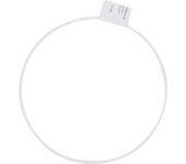 Armature abat-jour - Graine créative - Rilsan - Diamètre 20 cm - Couleur blanc - Rond