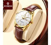 Nuevo Reloj de lujo para mujer con caja B2238, relojes de cuarzo de cuero para mujer,