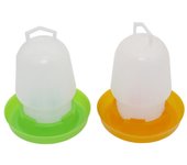 1 Uds. Mini bebedero para pollitos, cuenco de agua para codornices, 350 ml, taza para beber para pájaros, bebedero para palomas 350ml naranja