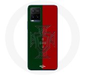 Coque Vivo y21s 2021 portugal logo vert et rouge