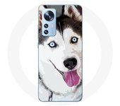 Coque pour Xiaomi Mi 12 / 12X Husky Blanc de Sibérie Yeux Bleus