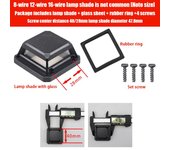 Vidrio protector para nivel láser 4D, resistente al agua, autonivelante, vertical y láser, protector de ventana