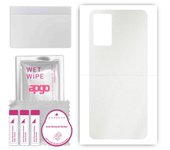 apgo Protective Skin Sticker for the back compatible with Vivo V21, Wrap Film, Foil, Vinyl - Pattern Matte Transparent