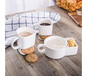 Taza de fondue de chocolate, taza de café con leche, calentador de mantequilla, taza de fondue de cerámica, olla para derretir chocolate, queso y caramelo A