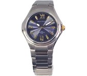 Reloj Solar Titanium, resistente al agua hasta 10 ATM, color plata [Mauro Geraldi] MJ039-1
