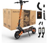Patinete eléctrico Kukirin G3 Pro Peak de 3000 W con motor dual, 52 V, 23,3 Ah, autonomía máxima de 80 km, batería extraíble, pantalla LCD, patinete plegable L negro