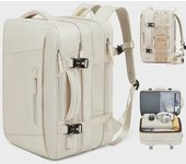 Mochila de viaje de gran capacidad con separación de humedad y sequedad, bolso expandible informal para computadora portátil para mujeres y hombres 18 inches