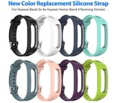 Correa de silicona suave para reloj deportivo, correa de muñeca para Huawei Band 3e 4e, Huawei Honor Band 4, correa de repuesto para correr verde claro
