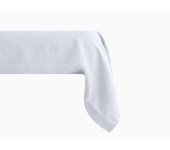 Taie de traversin Palace pur coton teint lavé, 63 fils/cm² Vent du sud - Palace Neige - 43 x 195 cm