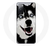 Coque pour Samsung Galaxy S20 FE Husky de Sibérie Yeux Bleus