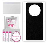 apgo Protective Skin Sticker for the back compatible with Honor Magic4 Ultimate, Wrap Film, Foil, Vinyl - Pattern Matte Black