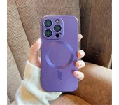 Fundas magnéticas Magsafe de lujo mate para iPhone 15, 14, 11, 13, 12 Pro Max Plus, protector de lente de carga inalámbrica, cubierta trasera For iPhone 15 Plus