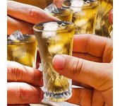 Vasos de chupito de 1, 2 o 4 piezas, vasos de tequila de 60 ml, vasos de base pesada para licor, whisky, vodka, licores, espresso, postres, vasos para chupitos de licor para bar en casa 1pc