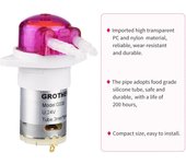 ¿GROTADO?Bomba peristáltica Bomba dosificadora Mini bomba Bomba de agua autocebante líquida Tubo de silicona para 12V 1x3mm