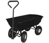 Chariot de Jardin à Benne Basculante - SPRINGOS - Carga máxima 250 Kg - Vert