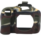 Funda protectora de silicona para cámara digital, compatible con Nikon D600 y D610. camuflaje